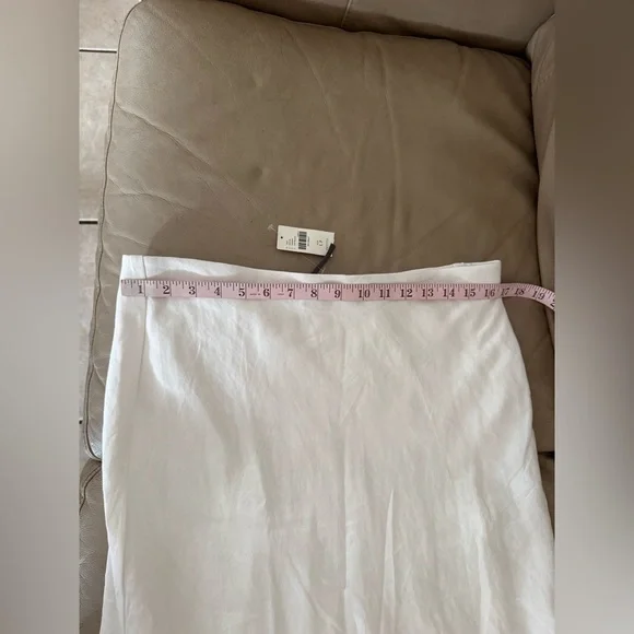 Anthropologie The Tilda Slip Skirt: Linen Edition. Size LP. MSRP $138 - Picture 12 of 15